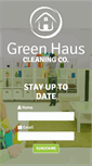 Mobile Screenshot of greenhauscleaning.com